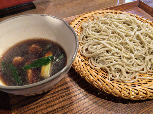 京都御所の南にある「花もも」の鴨ざるそばはやっぱりうまかった!