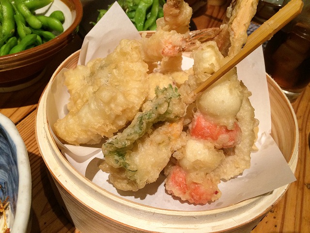 四条烏丸にある居酒屋「米福」は揚げたての天ぷらがリーズナブルに食べられます!